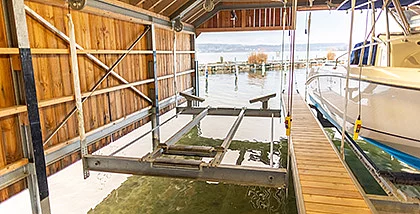 Hydraulische Bootslifte