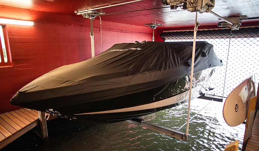 Elektro Bootshebeanlage