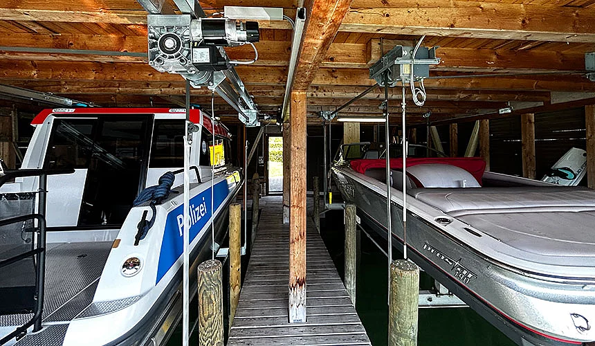 Elektrische Bootsliftanlage