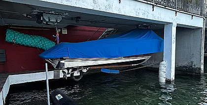 Elektro Bootshebeanlage