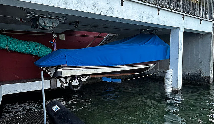 Elektro Bootshebeanlage