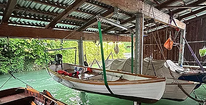 Elektrischer Kleinbootslift