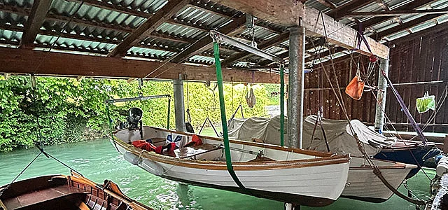 Elektrischer Kleinbootslift