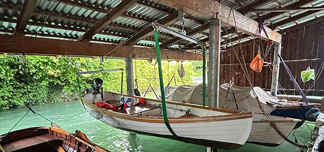 Elektrischer Kleinbootslift